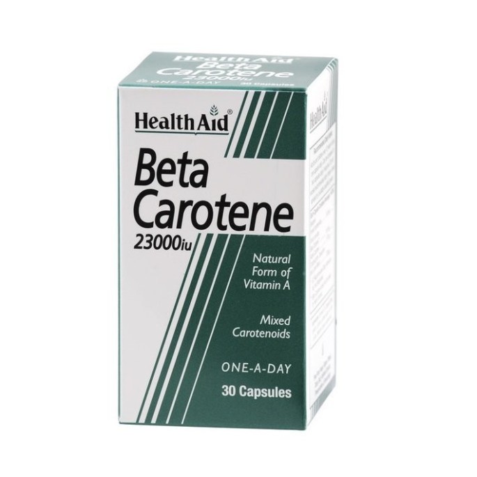 Health Aid Beta-Carotene ΒΗΤΑ ΚΑΡΟΤΙΝΗ 23000 i.u 30 caps