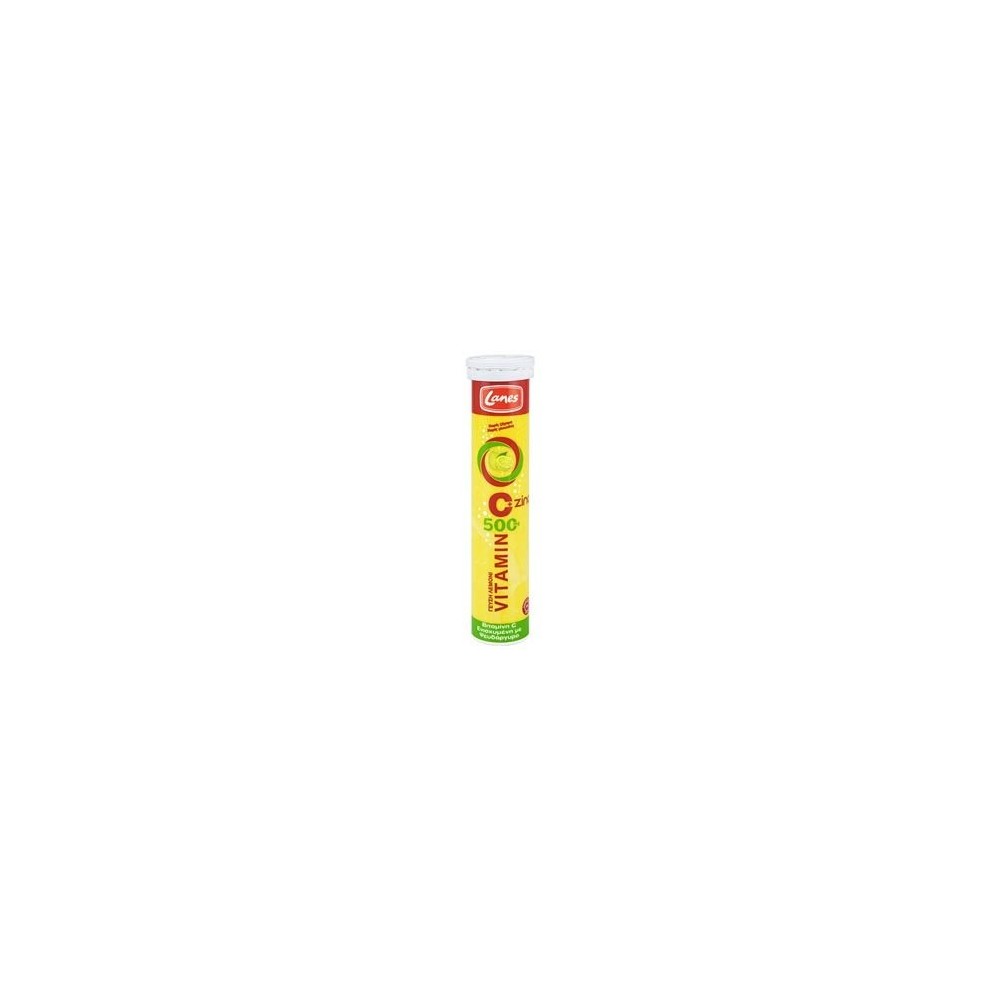 LANES Vitamin C + Ψευδάργυρο (Λεμόνι) 20 αναβράζουσες ταμπλέτες