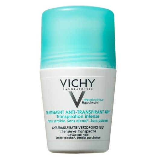 Vichy Deo Rollon SS 48Hr White Cap Sensitive Skin
