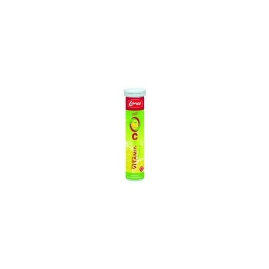 Lanes Multies Vitamin C + Ginseng, 20 Efferv. Tablets-Lemon