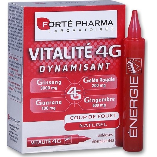 Forte Pharma Energy Vitalite 4G, 20amp x 10ml