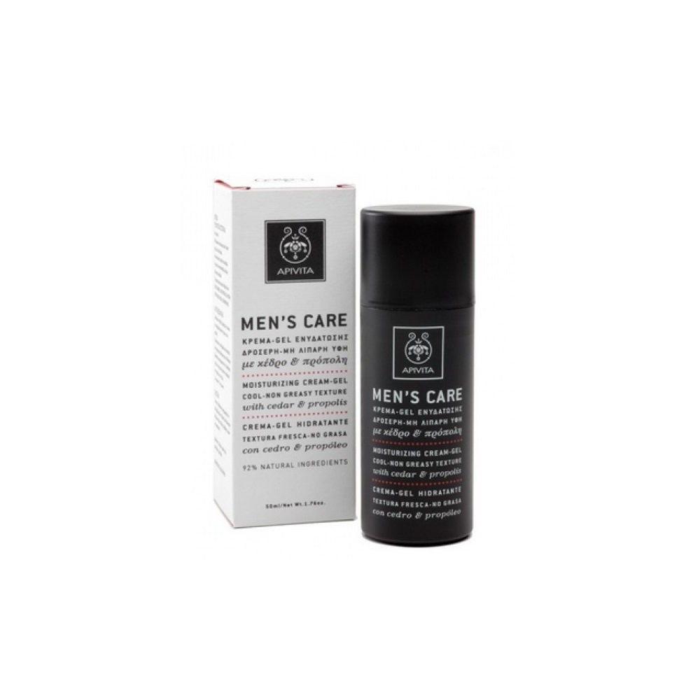 APIVITA MEN'S CARE Κρέμα-Gel Ενυδάτωσης 50ml
