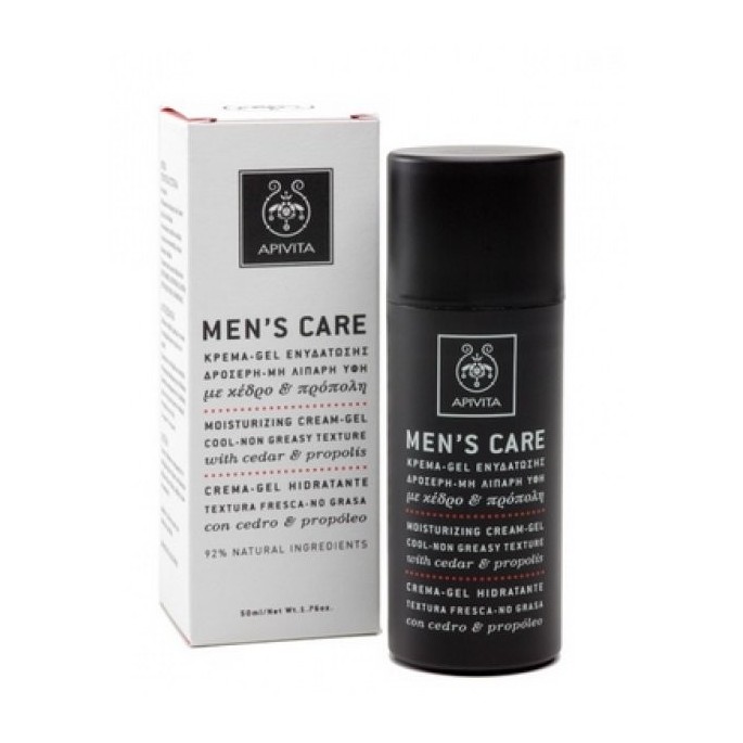 APIVITA MEN'S CARE Moisturizing Cream-Gel 50ml