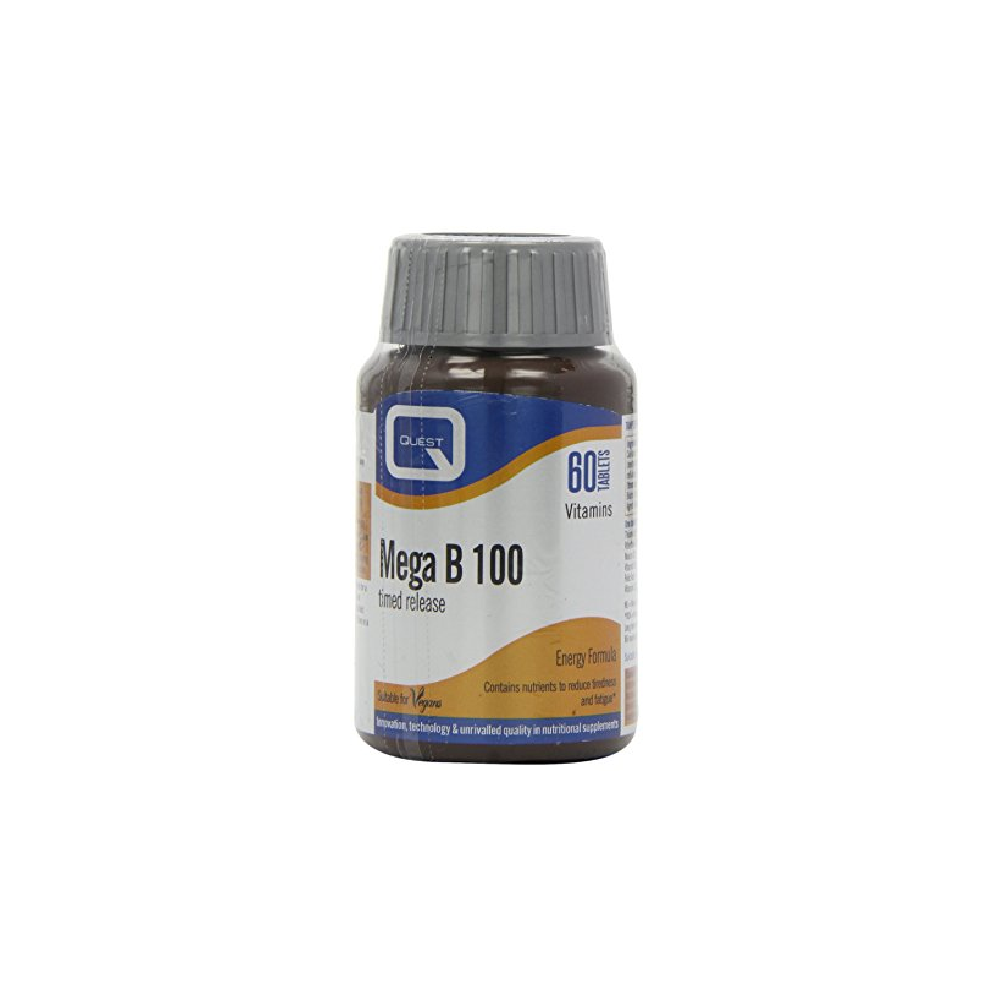 Quest Mega B 100 Timed Release 60tabs