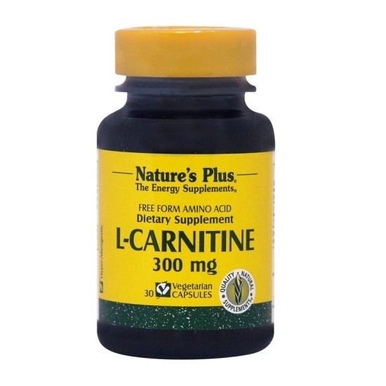 NATURE'S PLUS L-CARNITINE 300mg 30 Vcaps