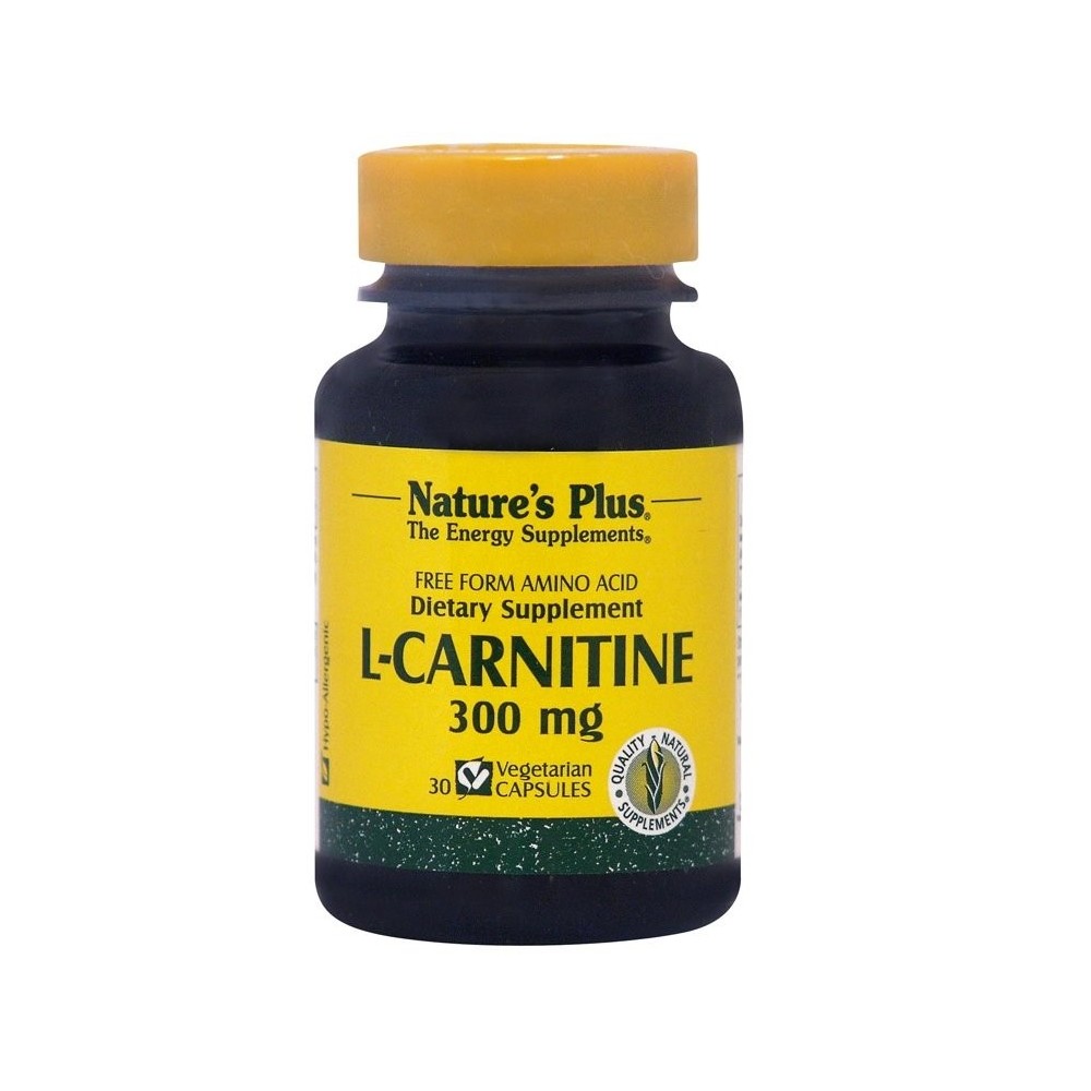 NATURE'S PLUS L-CARNITINE 300mg 30 Vcaps