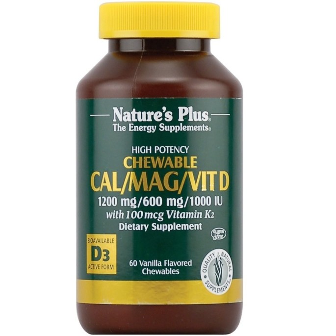 Nature's Plus Cal/Mag Vcaps™ 500/250 mg 90 Vcaps
