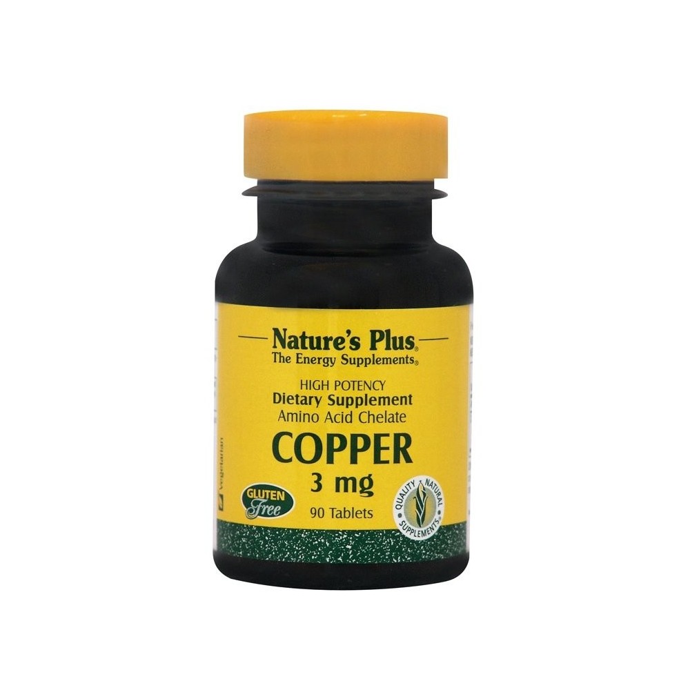 Nature's Plus Copper 3mg 90 tabs