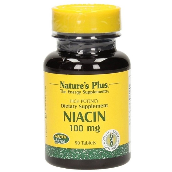 Nature's Plus Niacin 100mg 90 tabs