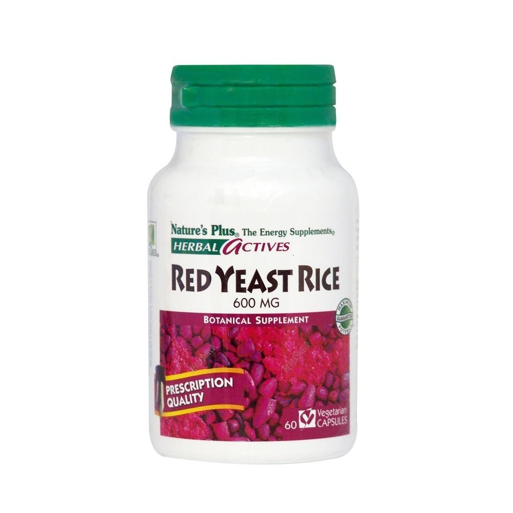 Nature's Plus Red Yeast Rice 60 Vcaps 600mg