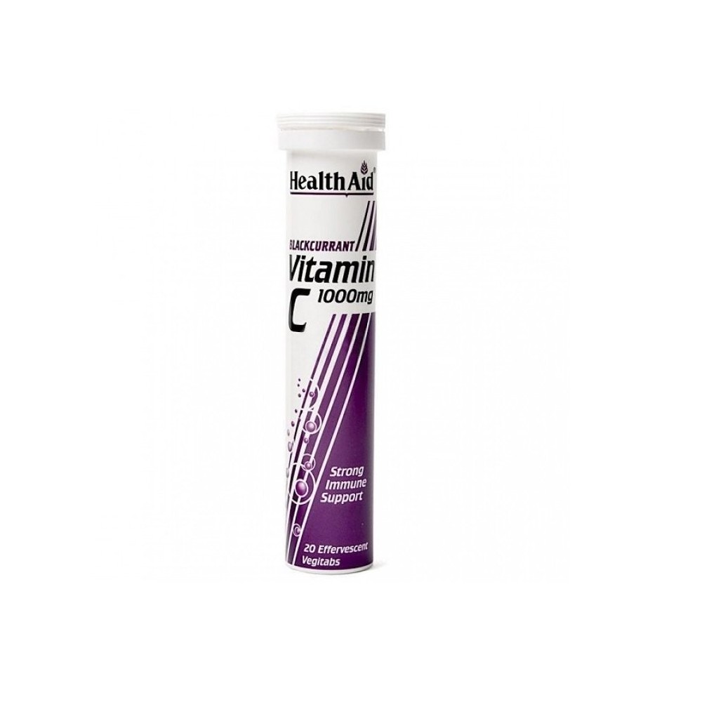 HEALTH AID Vitamin C 1000mg 20 Αναβράζουσες ταμπλέτες- ΦΡΑΓΚΟΣΤ