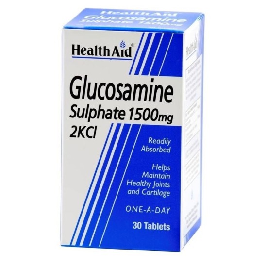 HEALTH AID GLUCOSAMINE Γλυκοζαμίνη 500mg βραδείας αποδέσμευσης τ