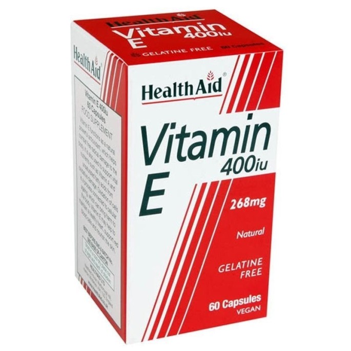 HEALTH AID ΒΙΤΑΜΙΝΗ Ε 400 I.U. - 268mg 30 vecaps