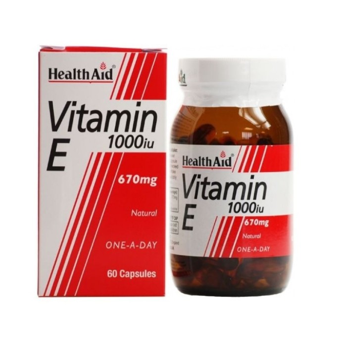 HEALTH AID ΒΙΤΑΜΙΝΗ Ε 1000 I.U.670mg 30 caps