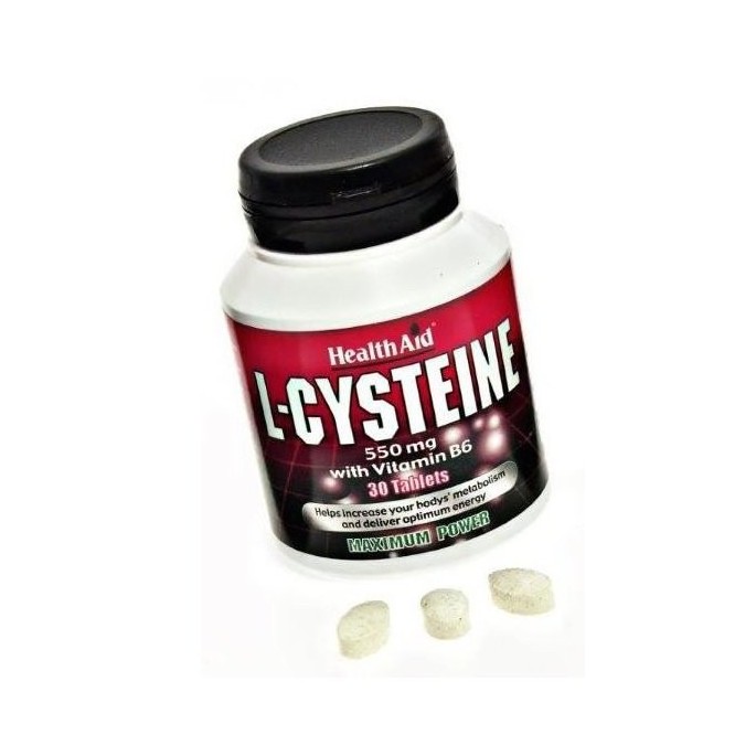HEALTH AID L-Cysteine 550mg 30 tabs