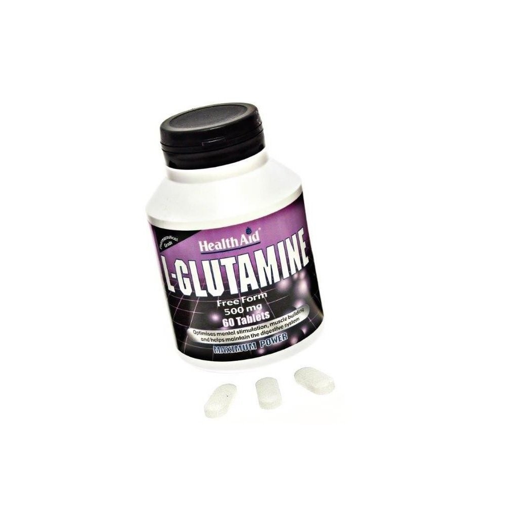HEALTH AID L-Glutamine 500mg 60 tabs