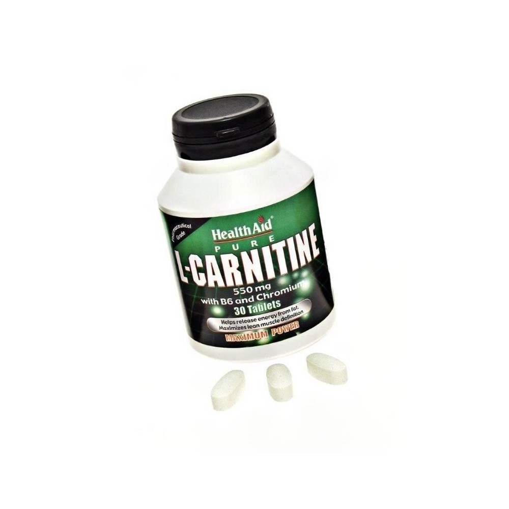 HEALTH AID L-Carnitine 550mg 30 tabs