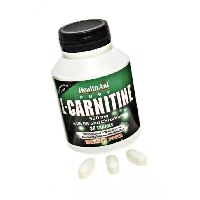 HEALTH AID L-Carnitine 550mg 30 tabs