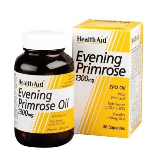 HEALTH AID  ΕΛΑΙΟ ΝΥΧΤΟΛΟΥΛΟΥΔΟΥ Evening Primrose Oil 1300mg 30