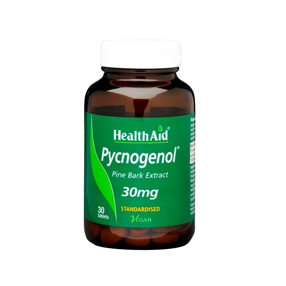 HEALTH AID Pycnogenol 30mg 30 vetabs