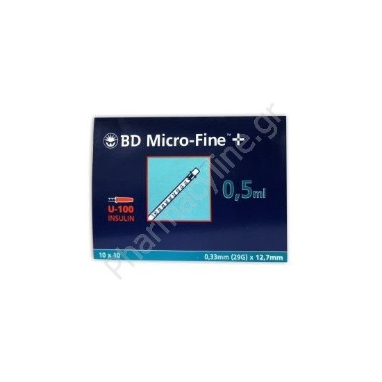 BD Micro-Fine Insulin Syringe 0,5 ml 29 G x 12,7 mm