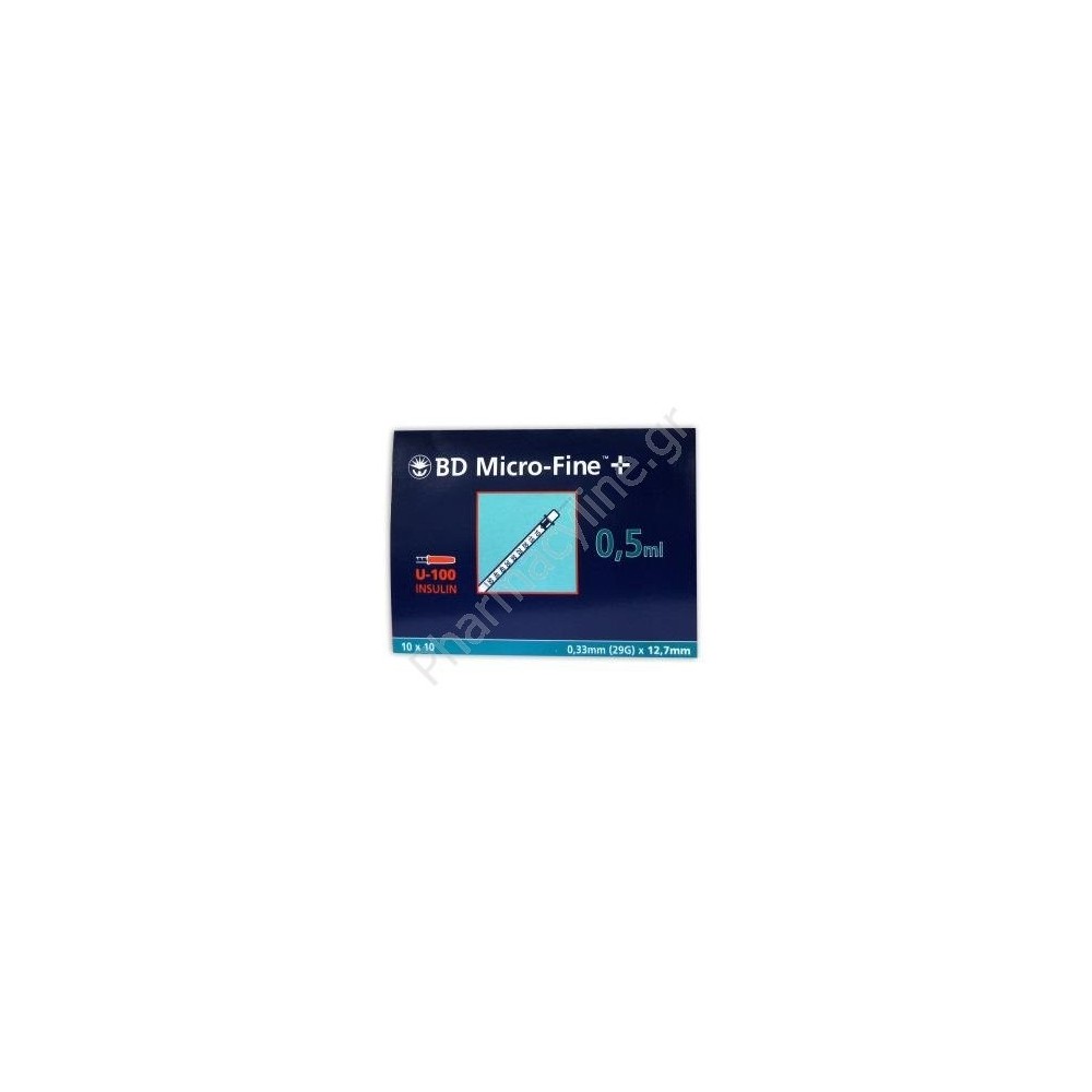 BD Micro-Fine Insulin Syringe 0,5 ml 29 G x 12,7 mm