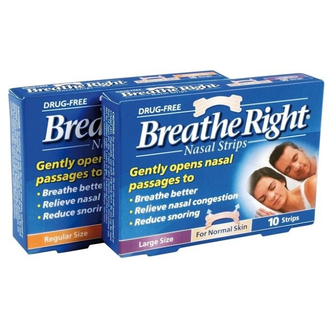 Breathe Right Nasal Strips, Medium Size, 30 Nasal Strips