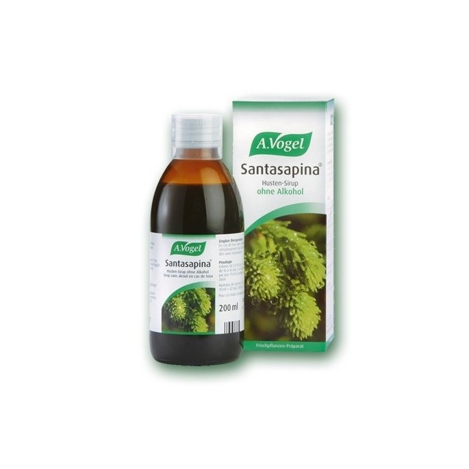 A.Vogel Santasapina Syrup Without alc Αντιβηχικό 200ml