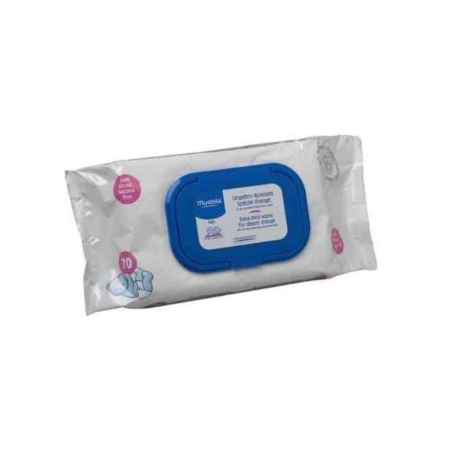 Mustela ΥΓΡΑ ΜΑΝΤΗΛΑΚΙΑ ΚΑΘΑΡΙΣΜΟΥ 70τμχ Dermo Soothing Wipes