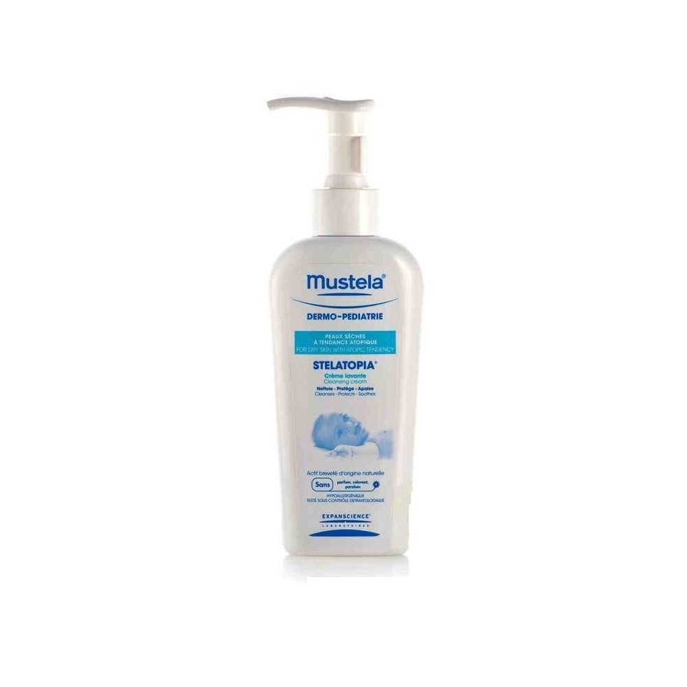 Mustela Stelatopia Αφρίζουσα κρέμα καθαρισμού 200ml ατοπια Clean