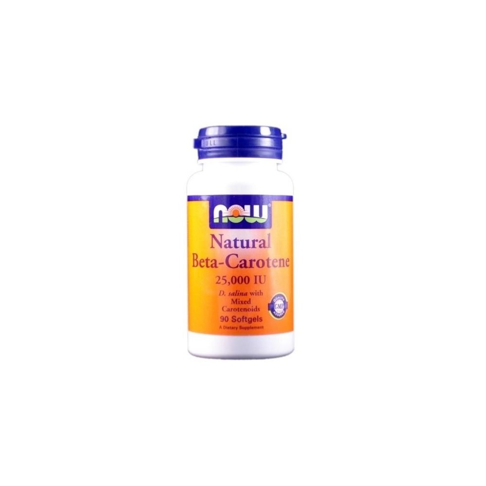 Nowfoods NAT BETA CAROTENE 25000IU 90 S.GELS