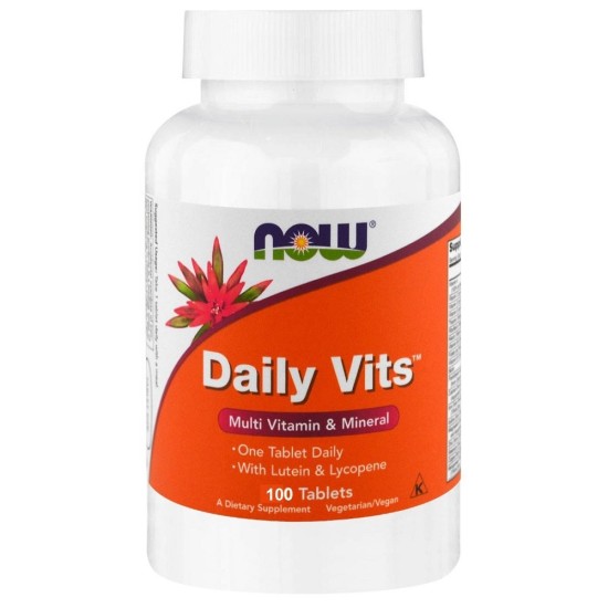 Nowfoods DAILY VITS MULTI +LYCOPENE +LUTEIN-MULTIVITAMIN  100tab