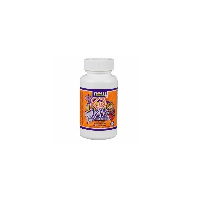 Nowfoods KID VITS - ORANGE SPLASH - Multivit 120 Chewables Πολυβ