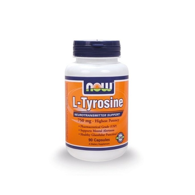 Nowfoods L-TYROSINE 750mg 90 Caps