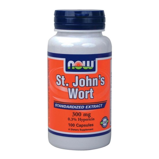 Nowfoods ST. JOHN'S WORT 300mg 100 CAPS Αντιμετώπιση καταστάσεων