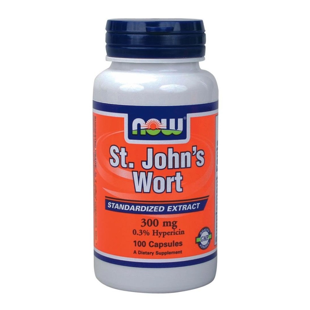 Nowfoods ST. JOHN'S WORT 300mg 100 CAPS Treatment stress situati