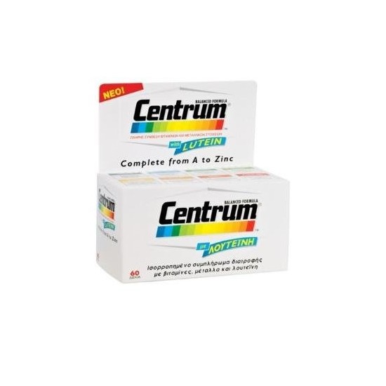 CENTRUM Complete from A to Zinc Multivitamins with Lutein, 60tab