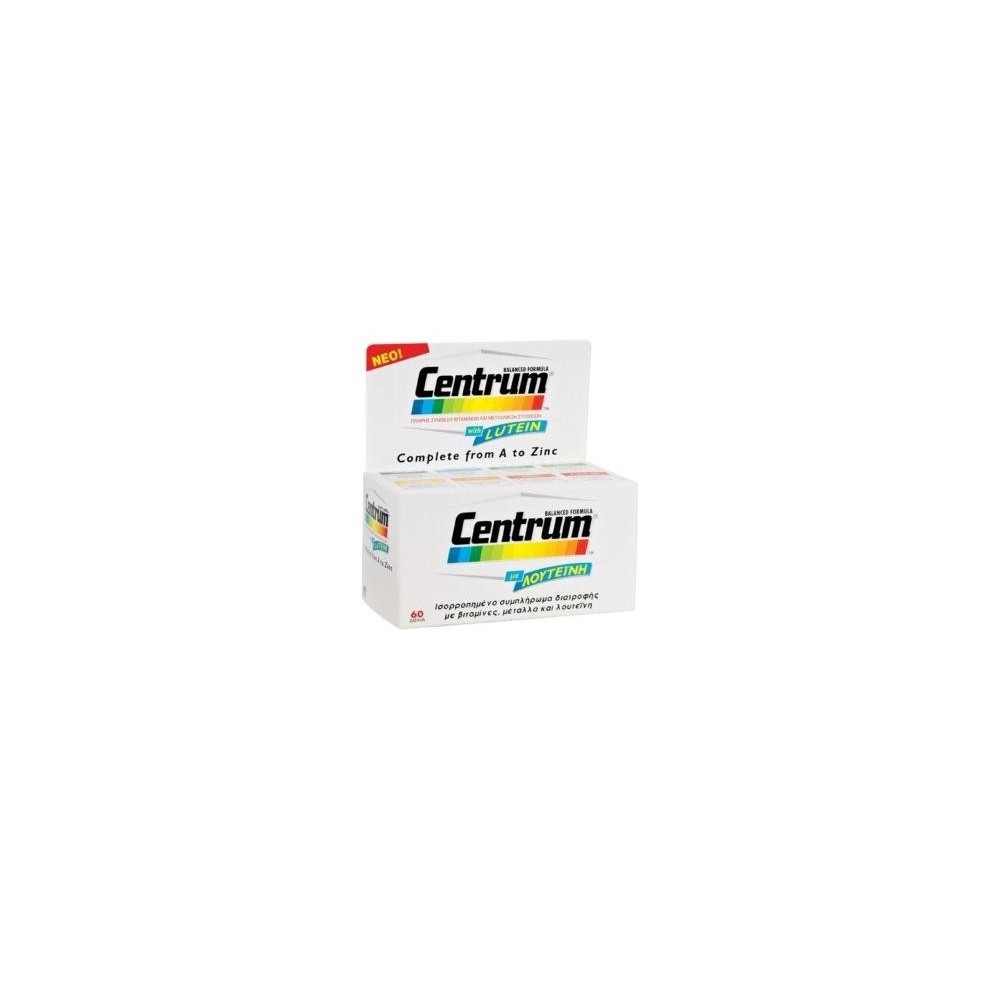 CENTRUM Complete from A to Zinc Multivitamins with Lutein, 60tab