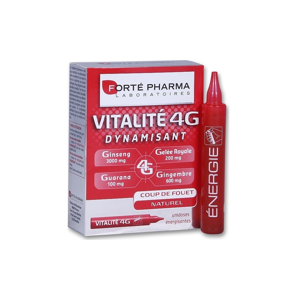Forte Pharma Energy Vitalite 4G, 10amp x 10ml