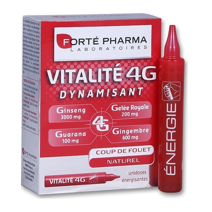 Forte Pharma Energy Vitalite 4G, 10amp x 10ml