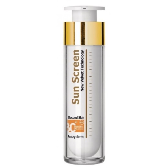 Frezyderm Sun Screen Velvet Second Skin Face Cream SPF50 +, 50ml
