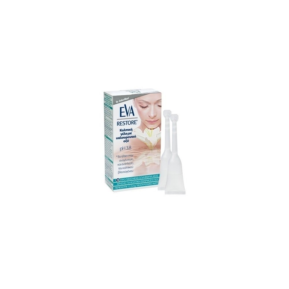 Intermed Eva Restore Vaginal Gel, pH 3.8, 9 applicators