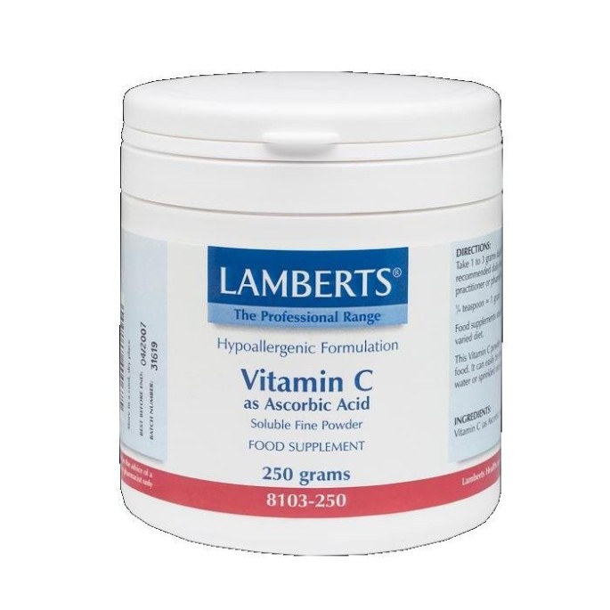 Lamberts Ascorbic Acid 250gr