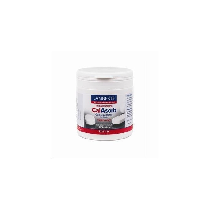 Lamberts CalAsorb Calcium 800mg (as citrate), 60tabs