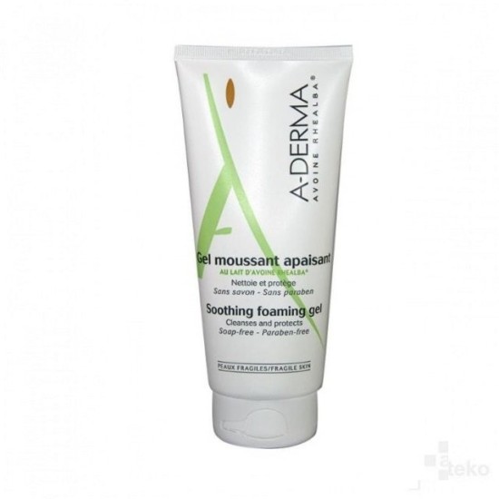 ADERMA GEL MOUSSANT APAISANT 200ml