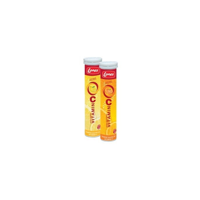 LANES Vitamin C (Lemon) 20 efferv. tablets