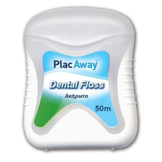Plac Away Dental Floss Unwaxed 50m
