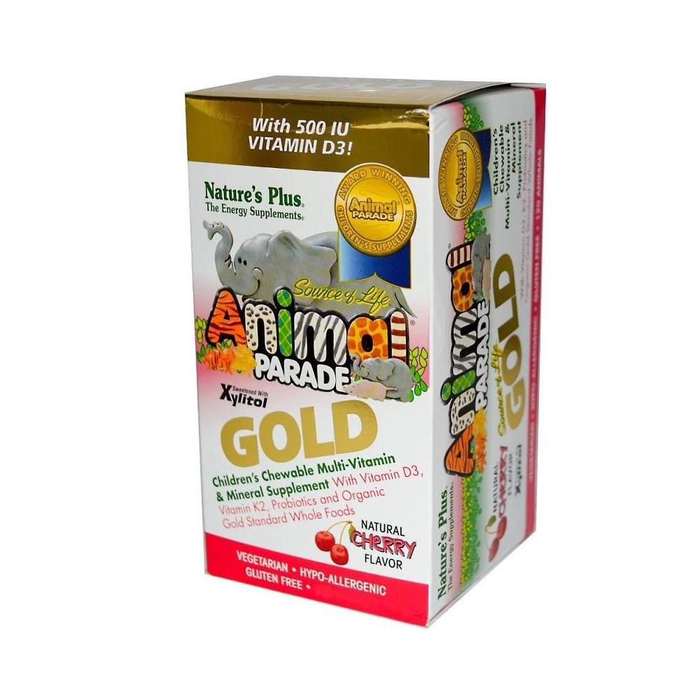 Nature's Plus Animal Parade Gold Cherry 60 tabs