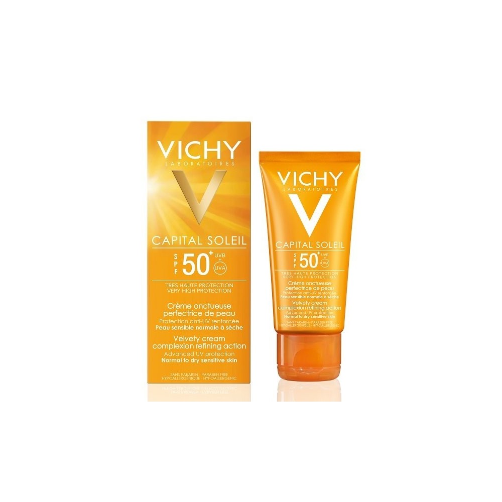 Vichy Αντηλιακη Κρεμα Προσωπου με Βελούδινη Υφή SPF 50+ 50ml