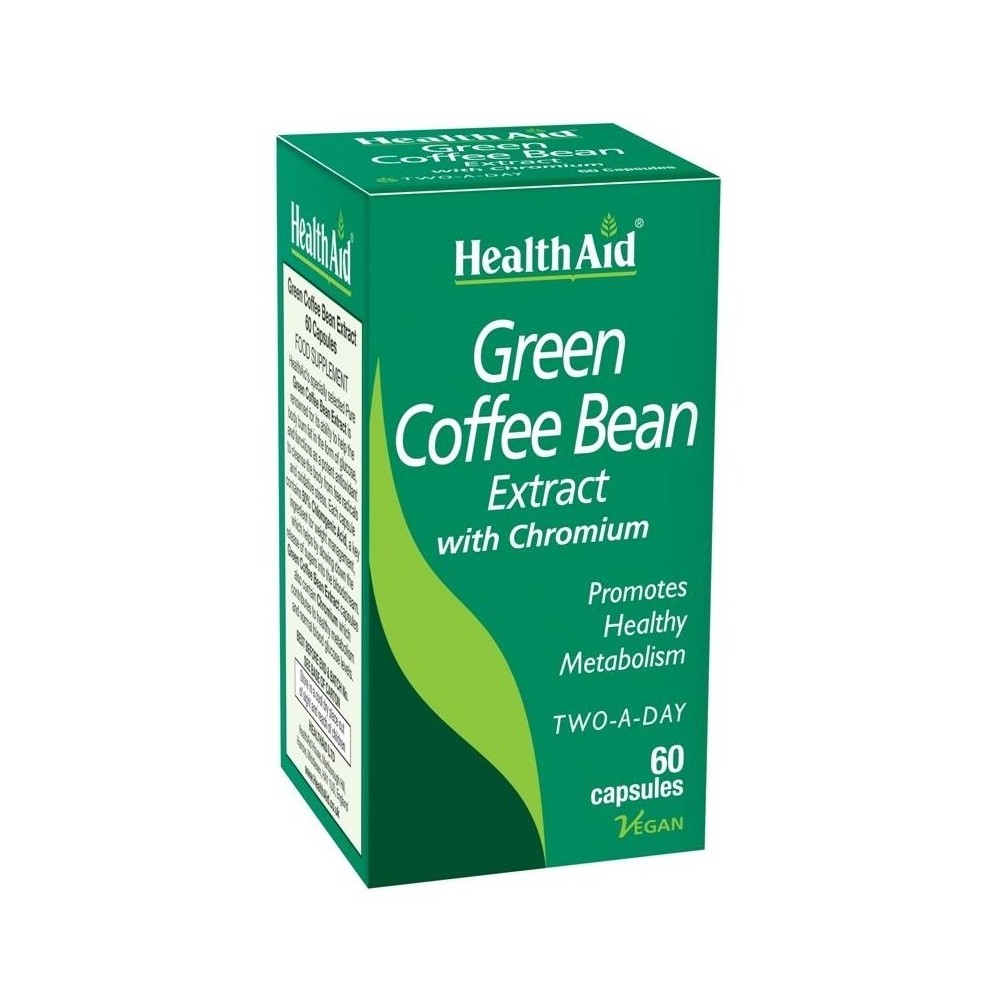 Health Aid Green Coffee Bean Extract Εκχύλισμα Πράσινου Καφέ 60